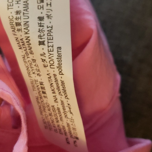 Zara Barbie Pink Lace-up Open Back Bustier Crop Top Size XS - Picture 8 of 10